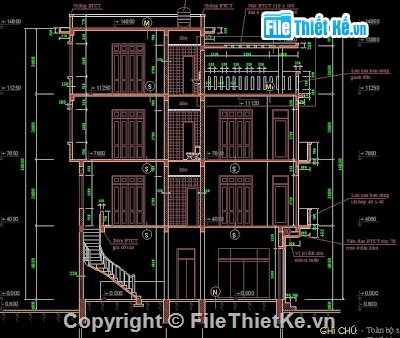 File thiết kế,Thiết kế biệt thự,mẫu biệt thự,biệt thự phố